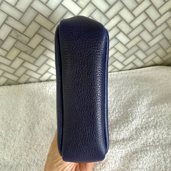 Portland Leather AP Large Cobalt Seashell Pouch - Brand New - Picture 4 of 8